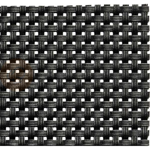 مفرش طاولة بلون اسود بحافة ضيقة 45 × 33 سم من اي بي اس - اي بي اس - Image 2