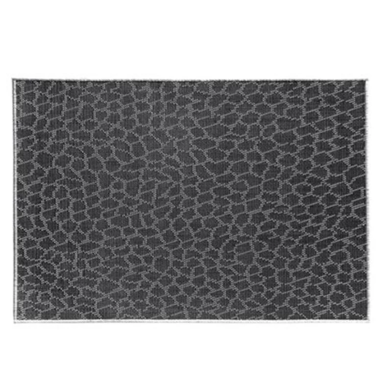 مفرش طاولة رفيع باللون الرمادي 45×33 سم من اي بي اس - اي بي اس