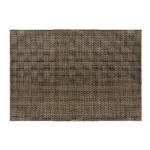 مفرش طاولة رفيع باللون الرمادي والبيج 45×33 سم من اي بي اس - اي بي اس