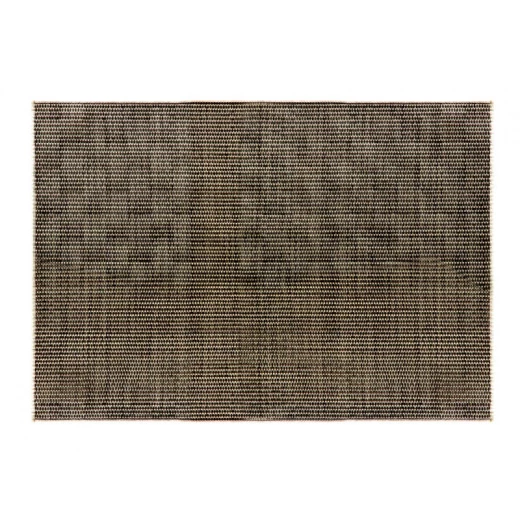 مفرش طاولة رفيع باللون الرمادي والبيج 45×33 سم من اي بي اس