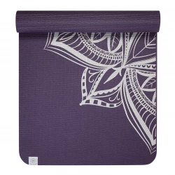 Gaiam 6mm Yoga Mat Aubergine Medallion