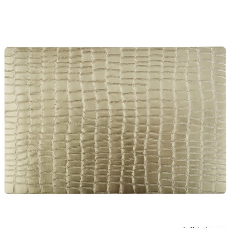 مفرش طاولة رفيع ذهبي 45×30 سم من اي بي اس - اي بي اس