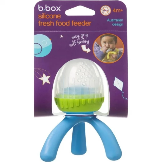 B.Box Silicone Fresh Food Feeder& Pacifiers ocean breeze - B.Box - Image 4