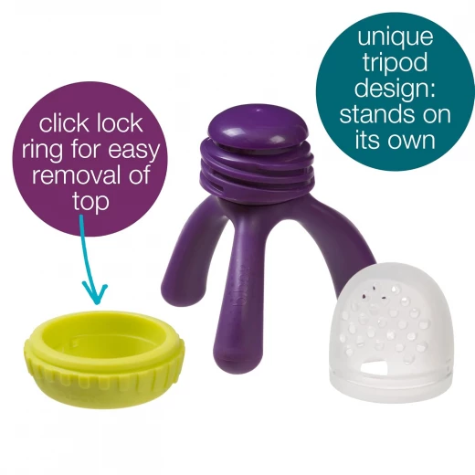 B.Box Silicone Fresh Food Feeder& Pacifiers passion splash - B.Box - Image 2