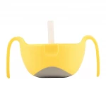 B.Box XL Bowl + Straw ,lemon sherbet 12m+ - B.Box