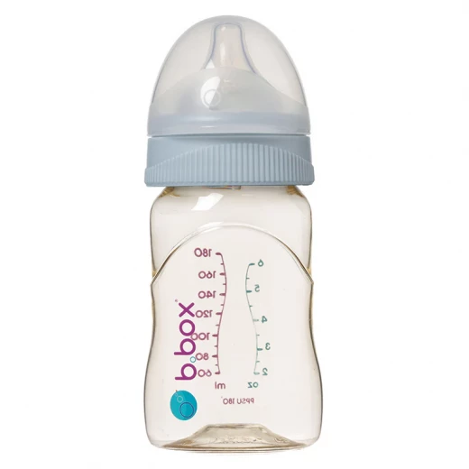 B.Box PPSU baby bottle,180ml lullaby blue 0m - 12m B.Box PPSU baby bottle,180ml lullaby blue 0m - 12m