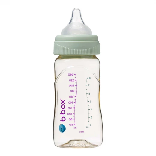 B.Box PPSU baby bottle,240ml sage 0m -12m - B.Box - Image 2