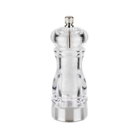 APS Salt Mill Acrylic H 15cm Transparent