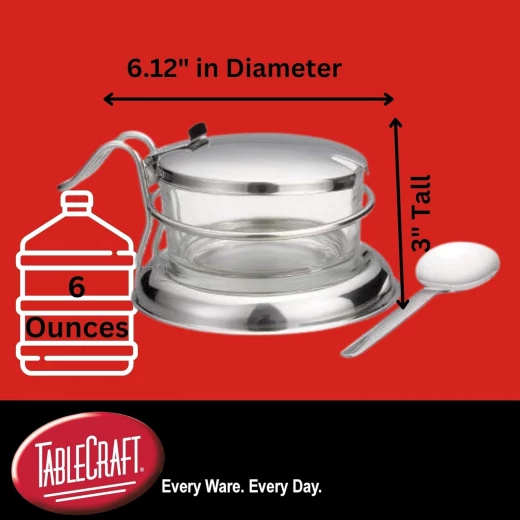 Table Craft Cheese Bowl Set ( S/Steel, Bowl 6oz ) - Table Craft - Image 4