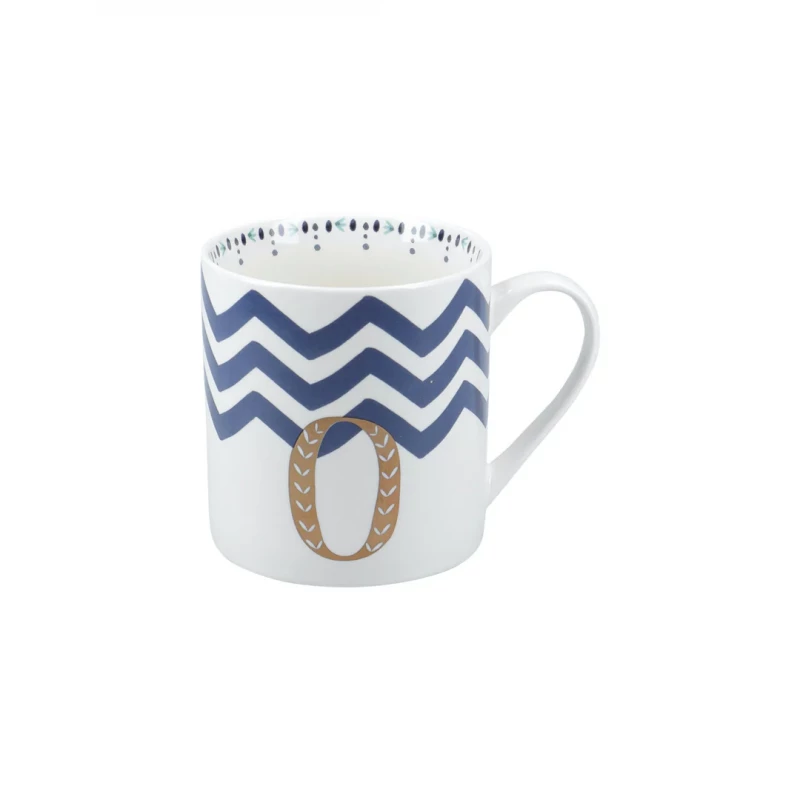 Kitchen Craft Alphabet Mug with Novelty O Design 350ml - KitchenCraft