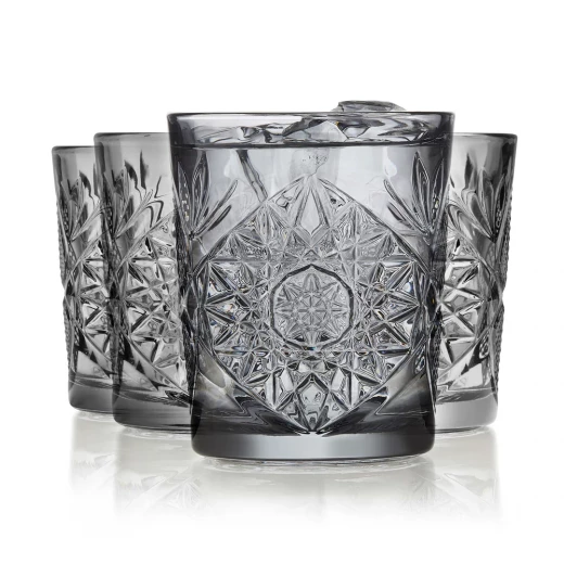 Libbey HOBSTAR Old Fashion Tumbler 12oz 355ml Grey Set of 6 Pieces Libbey HOBSTAR Old Fashion Tumbler 12oz 355ml Grey Set of 6 Pieces