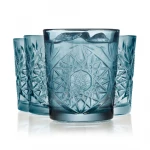 Libbey HOBSTAR Old Fashion Tumbler 12oz 355ml Blue Set of 6 Pieces - Libbey