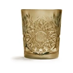 Libbey HOBSTAR Old Fashion Tumbler 12oz 355ml Yellow Set of 6 Pieces - Libbey