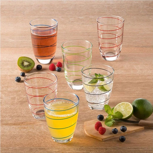 Leonardo Jolly Large Tumbler 290ml Set of 6 Pieces Red - Leonardo - Image 2