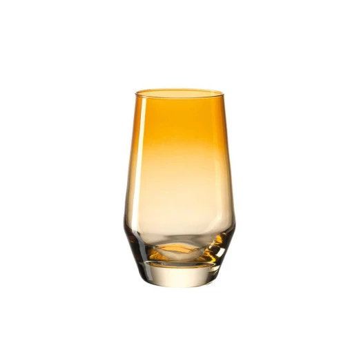 Leonardo Puccini Large Tumbler 365ml Amber Set of 6 Pieces Leonardo Puccini Large Tumbler 365ml Amber Set of 6 Pieces