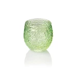 IVV Paper Tumbler 250ml Set of 6 Pieces Green, Mouth-Blown Glass, Handmade in Italy, Premium Drinkware, Elegant Design, Dishwasher Safe, Green Glass Tumblers, Ideal for Water and Juices - IVV
