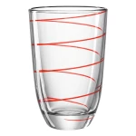 Leonardo Jolly Large Tumbler 290ml Set of 6 Pieces Red - Leonardo