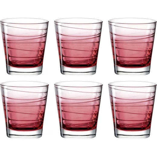 Leonardo Vario Tumbler 250ml Red Set of 6 Pieces - Leonardo - Image 8