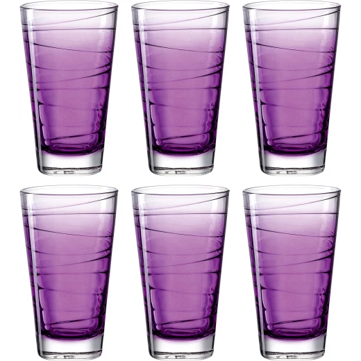 Leonardo Vario Tumbler 280ml Violet Set of 6 Pieces - Leonardo - Image 2