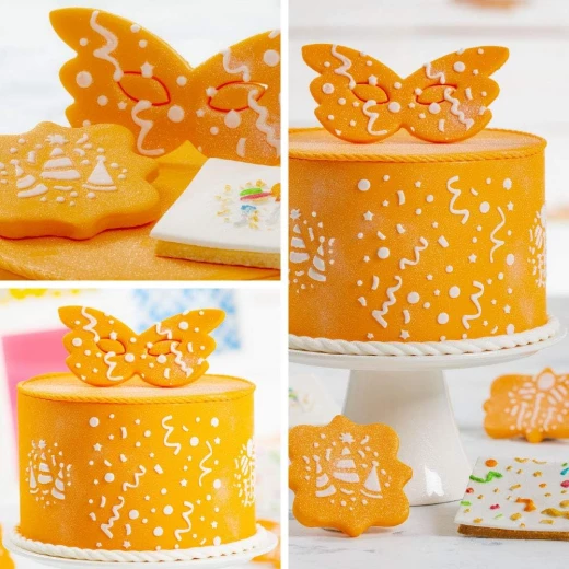قوالب كوكيز ديكورا ماسك قطعتين 11×6×2.2 سم ارتفاع - ديكورا - Image 6