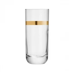 Libbey Envy Gold Beverage Glass 350ml Set of 6 Pieces