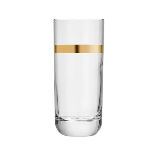 Libbey Envy Gold Beverage Glass 350ml Set of 6 Pieces