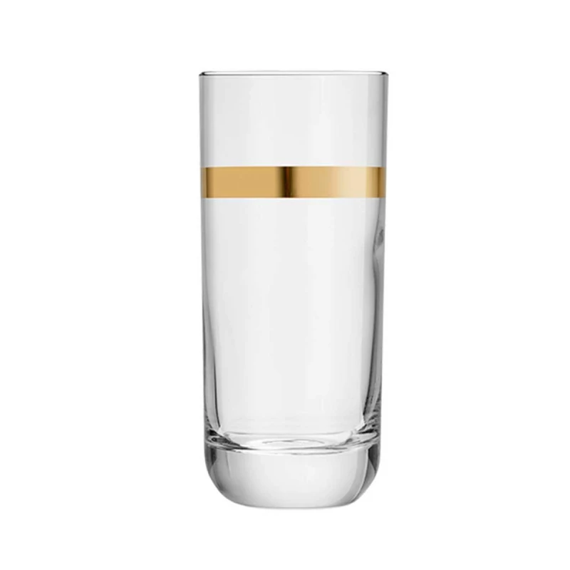 Libbey Envy Gold Beverage Glass 350ml Set of 6 Pieces - Libbey