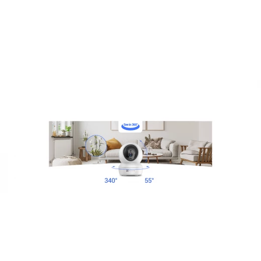 EZVIZ H6C, 2Mp  WiFi Smart Home Security Camera, Intelligent Surveillance Camera with Night Vision Works with Alexa & Google Home - Ezviz - Image 7