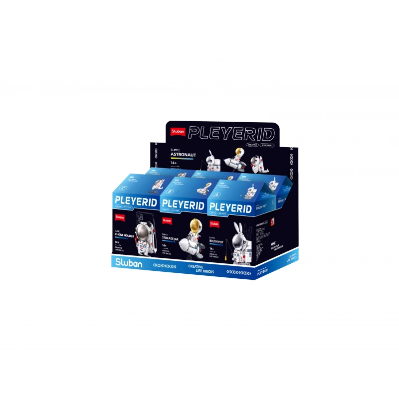 Sluban - Pleyerid - Maro Astronaut - 3 Types - Building Blocks- Age 14+ - Sluban