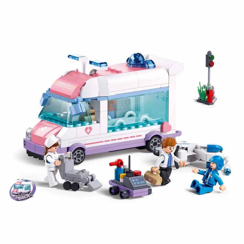 Sluban - Metropolis - Doctor Rescue - Building Blocks- Age 6+ - Sluban