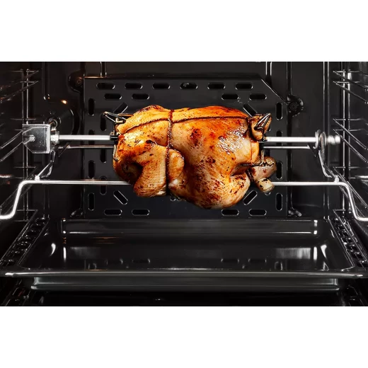 Elba 90cm Stainless Steel Electric Oven with Rotisserie, Touch Control, and Convection for Baking: A Premium Kitchen Appliance, Ideal for Roasting and Cooking. Offers Precise Temperature Control. - ELBA - Image 4
