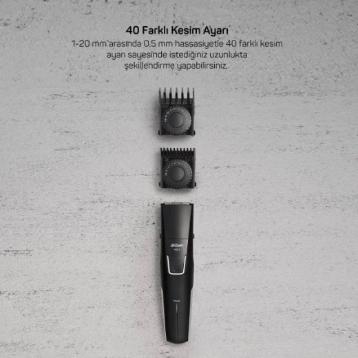 مجموعة العناية للرجال أرزوم AR5200 Trace 5 في 1 مع بطاقة هدية دمية بقيمة 10 دنانير – جهاز متعدد الاستخدامات للعناية الشخصية والتشذيب، مثالي للاستخدام اليومي ولإطلالة مرتبة وأنيقة - ارزوم اوكا - Image 8