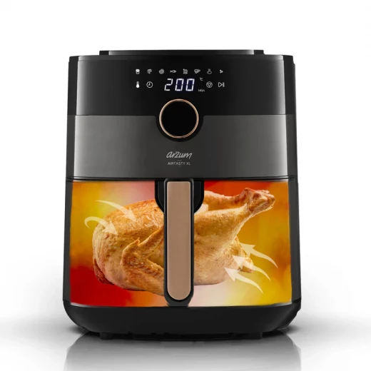 مقلاة هوائية أرزوم سعة 6 لتر وقوة 1750 وات (Ar2091-G/B) - ارزوم - Image 2