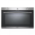 Elba 90cm Black Electric Built-in Oven: 121L Capacity, 10 Cooking Programs for Baking, Roasting, and More. Enjoy precise temperature control and even heat distribution for perfect culinary results. A stylish and efficient kitchen appliance. - ELBA
