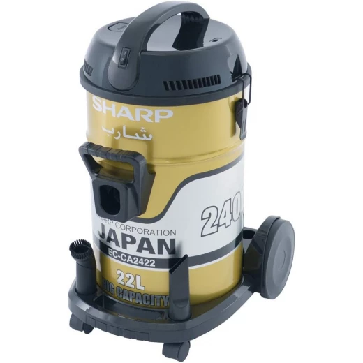 SHARP 22L 2400W Vacuum Cleaner with 100% Copper Cylinder Motor EC-CA2422-Z Gold - SHARP - Image 6