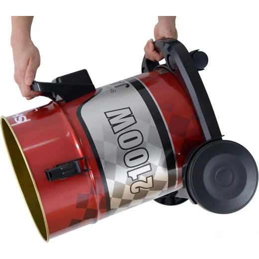 Sharp 21L Vacuum Cleaner 2100W with 100% Copper Cylinder Motor, Red EC-CA2121-Z – Large Capacity, Powerful Suction, Efficient Cleaning, Durable Motor, Modern Stylish Design - SHARP - Image 9