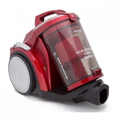 مكنسة شارب بدون كيس، 1800 وات، مع فلتر HEPA، أحمر EC-BL1803A-RZ – شفط قوي، تنظيف فعال، صيانة سهلة، مناسبة لجميع الأسطح، تصميم حديث وأنيق - شارب - Image 2