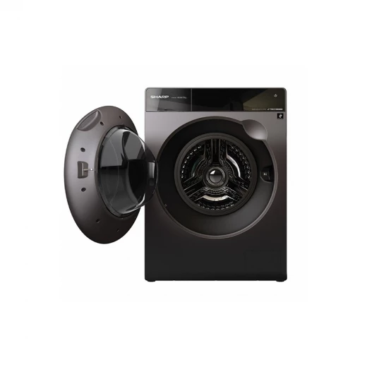غسالة ملابس شارب 10.5 كجم، 1400 دورة/دقيقة، كفاءة طاقة A+++, تحميل أمامي، رمادي ES-FS1054KJZ-G – سعة كبيرة، موفرة للطاقة، غسيل لطيف على الملابس، تشغيل هادئ، تصميم حديث وأنيق - شارب - Image 2