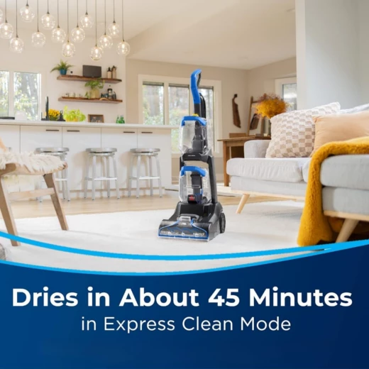 Bissell Powerclean 2X Carpet and Upholstery Washer 3878K with Powerful Suction and Motorized Brushroll - Bissell - Image 4