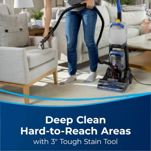 Bissell Powerclean 2X Carpet and Upholstery Washer 3878K with Powerful Suction and Motorized Brushroll - Bissell - Image 3