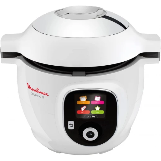 طباخ متعدد الاستخدامات، Cookeo + طباخ كهربائي سعة 6 لتر، 100 وصفة مدمجة، تطبيق مخصص، 4 أنظمة قائمة موجهة للطهي تحت الضغط، الطهي بالبخار، الطهي البطيء والمزيد CE851127من مولينيكس - مولينكس - Image 4