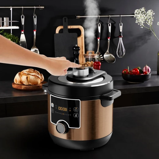 MOULINEX Electrical Pressure Cooker, Turbo Cuisine Maxi 7.6 L Fast Multicooker, Easy, Versatile, Perfect Cooking Results,10 Automatic Cooking Programs, Manual Mode CE777G27 - MOULINEX - Image 4