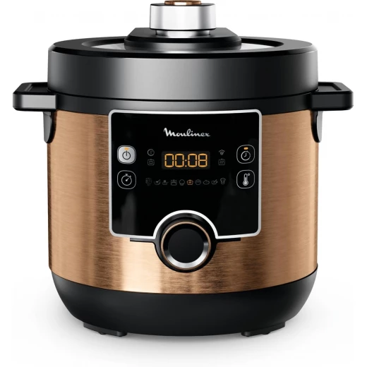 MOULINEX Electrical Pressure Cooker, Turbo Cuisine Maxi 7.6 L Fast Multicooker, Easy, Versatile, Perfect Cooking Results,10 Automatic Cooking Programs, Manual Mode CE777G27 MOULINEX Electrical Pressure Cooker, Turbo Cuisine Maxi 7.6 L Fast Multicooker, Easy, Versatile, Perfect Cooking Results,10 Automatic Cooking Programs, Manual Mode CE777G27