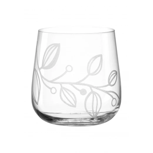 Leonardo Boccio Wid 400ml Tumbler Set of 6 Transparent, High-Quality Crystal Glasses, Elegant Design, Perfect for Water, Juice, and Everyday Use