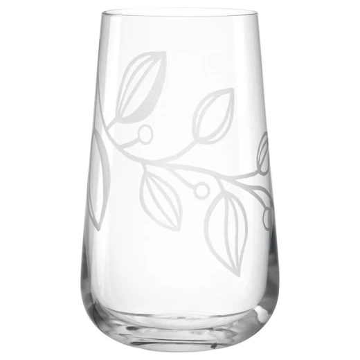 Leonardo Boccio Larg 530ml Tumbler Set of 6 Transparent, High-Quality Glasses, Elegant Design, Perfect for Daily Use and Special Occasions Leonardo Boccio Larg 530ml Tumbler Set of 6 Transparent, High-Quality Glasses, Elegant Design, Perfect for Daily Use and Special Occasions