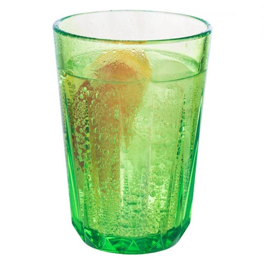 APS Tritan 300ml Green Tumbler BPA Free, Crystal Glass Effect, Unbreakable - APS - Image 2