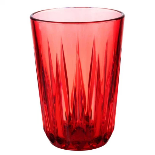 APS Tritan 300ml Red Tumbler BPA Free, Crystal Glass Effect, Unbreakable APS Tritan 300ml Red Tumbler BPA Free, Crystal Glass Effect, Unbreakable