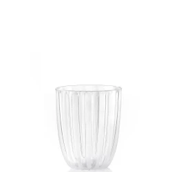 Guzzini Turtleneck Dolcevita Low Tumbler 350ml Mother of Pearl White in Bio-Based