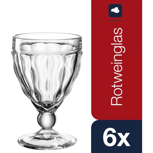 Leonardo Brindisi Glass 280ml Set of 6 Pieces Exclusive look Transparent - Leonardo - Image 8