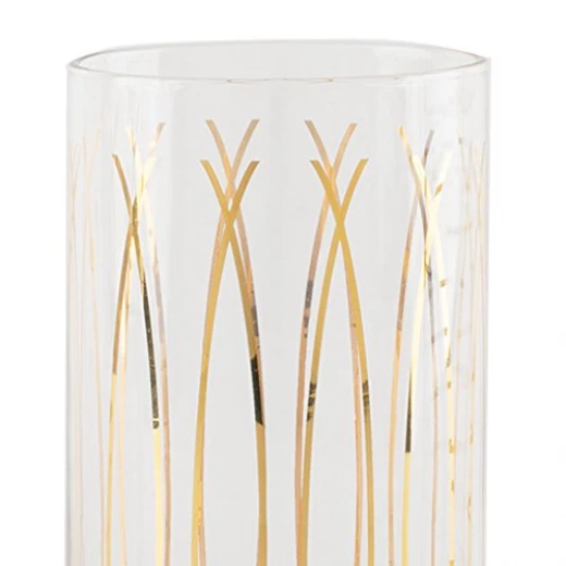 KitchenCraft Mikasa High Ball Glasses 414ml Gold Set of 4 Pieces - KitchenCraft - Image 3
